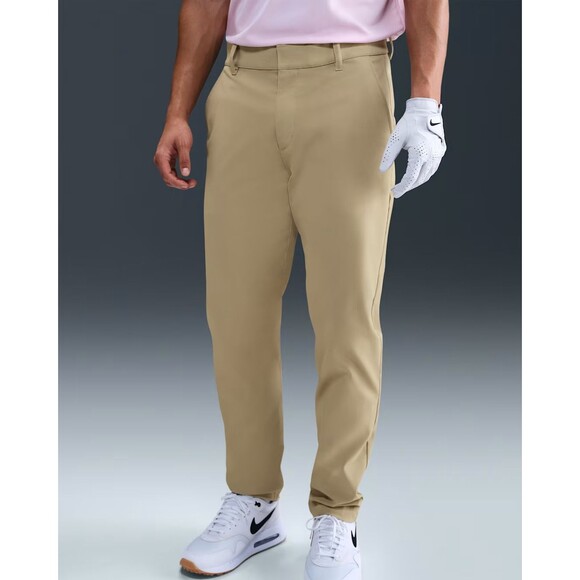 Nike Standard Fit Repel Golf Pants Chino Golf Pants Khaki FD5619-250 Men's 42x32 - Picture 3 of 13